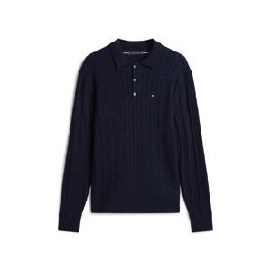 Tommy Hilfiger Cable Knit Polo Jumper